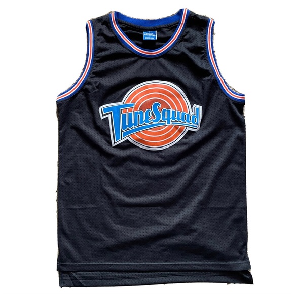 NWOT TuneSquad Black Jersey L Men Authentic AthleticApparel - Picture 1 of 5
